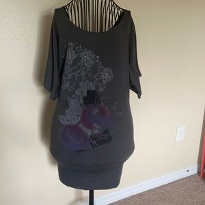 Sweater dress perfect with leggings